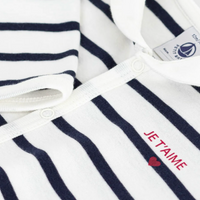 stripe sailor romper