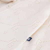 ls knit pointelle romper