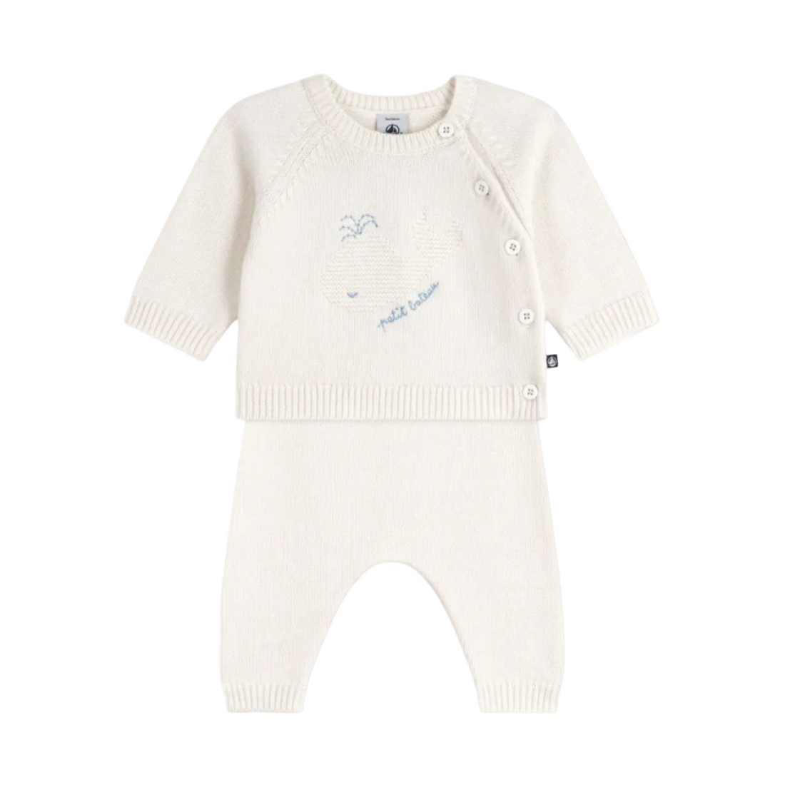 whale knit set