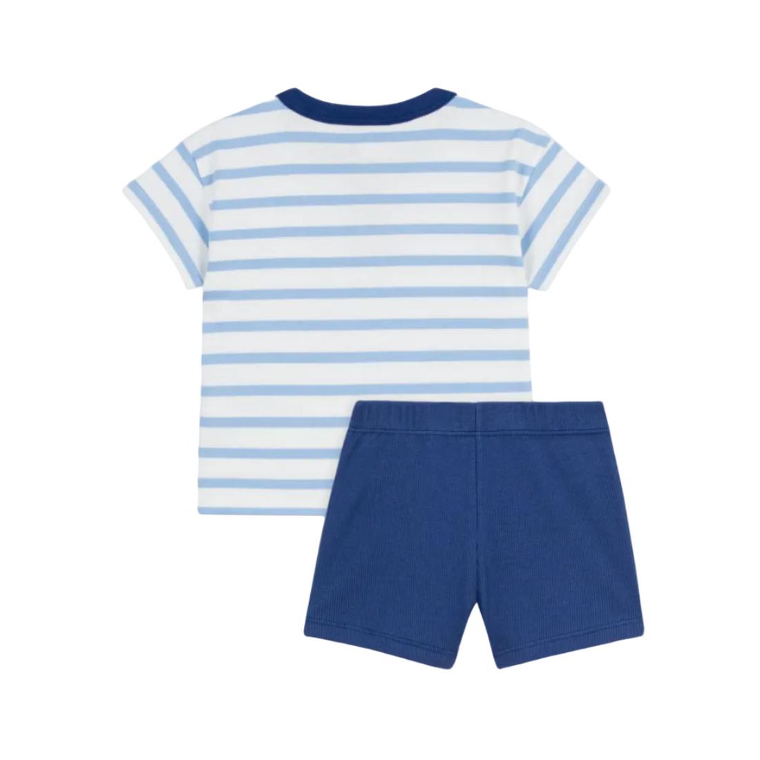 ss striped short set