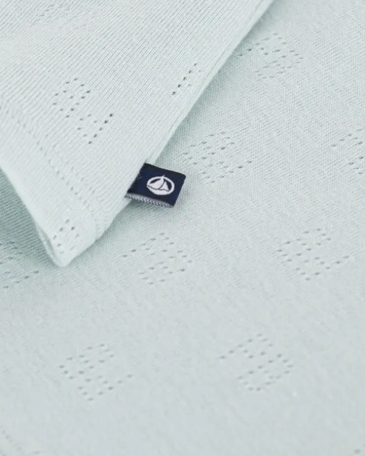 pointelle polo