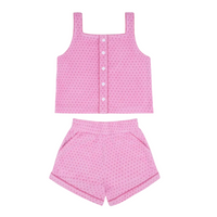 terry tank & short set C