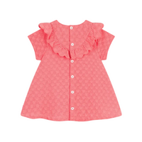 ruffle eyelet dress