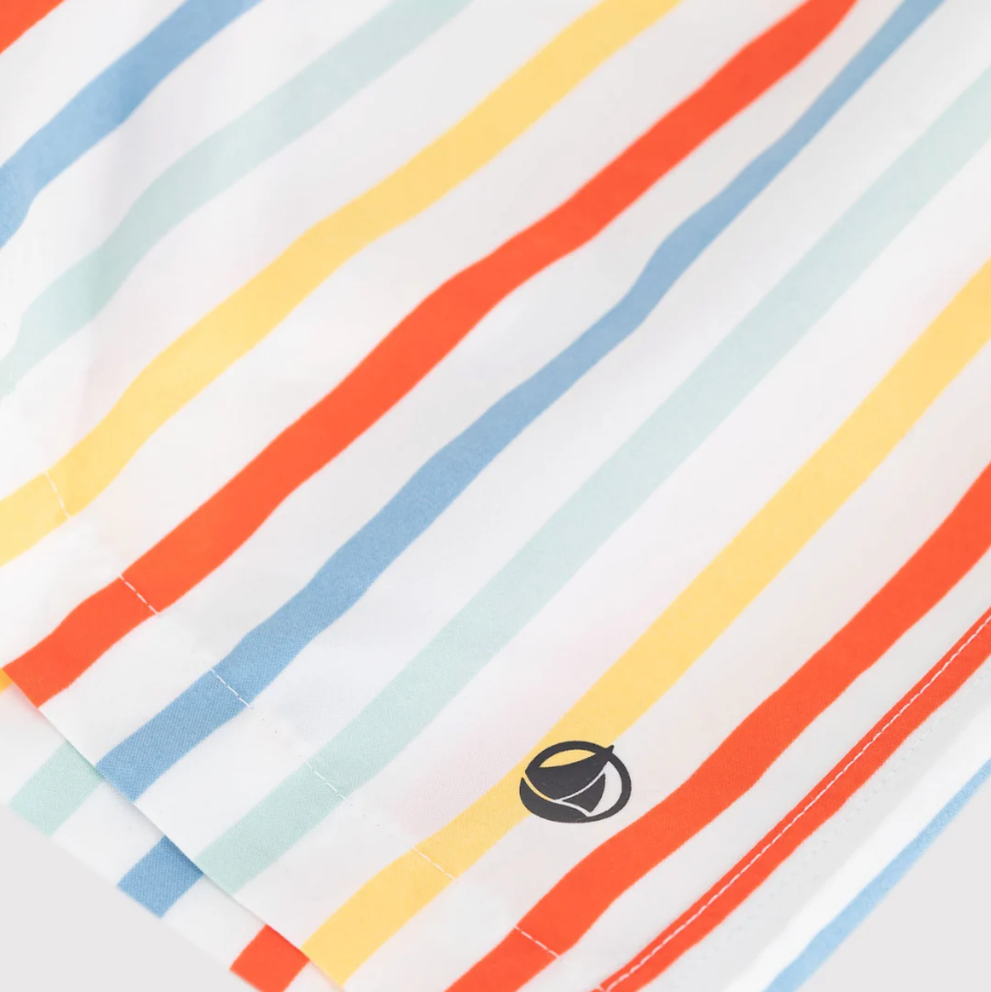 stripe swim short