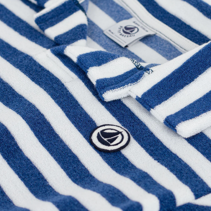 ss stripe terry polo