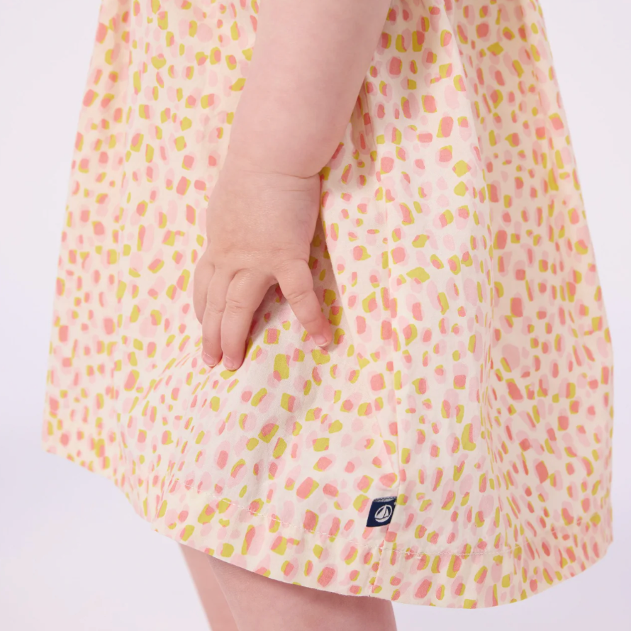 print bow dress