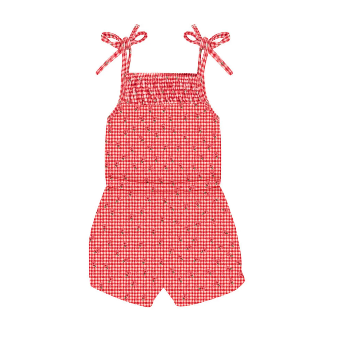 smocked romper