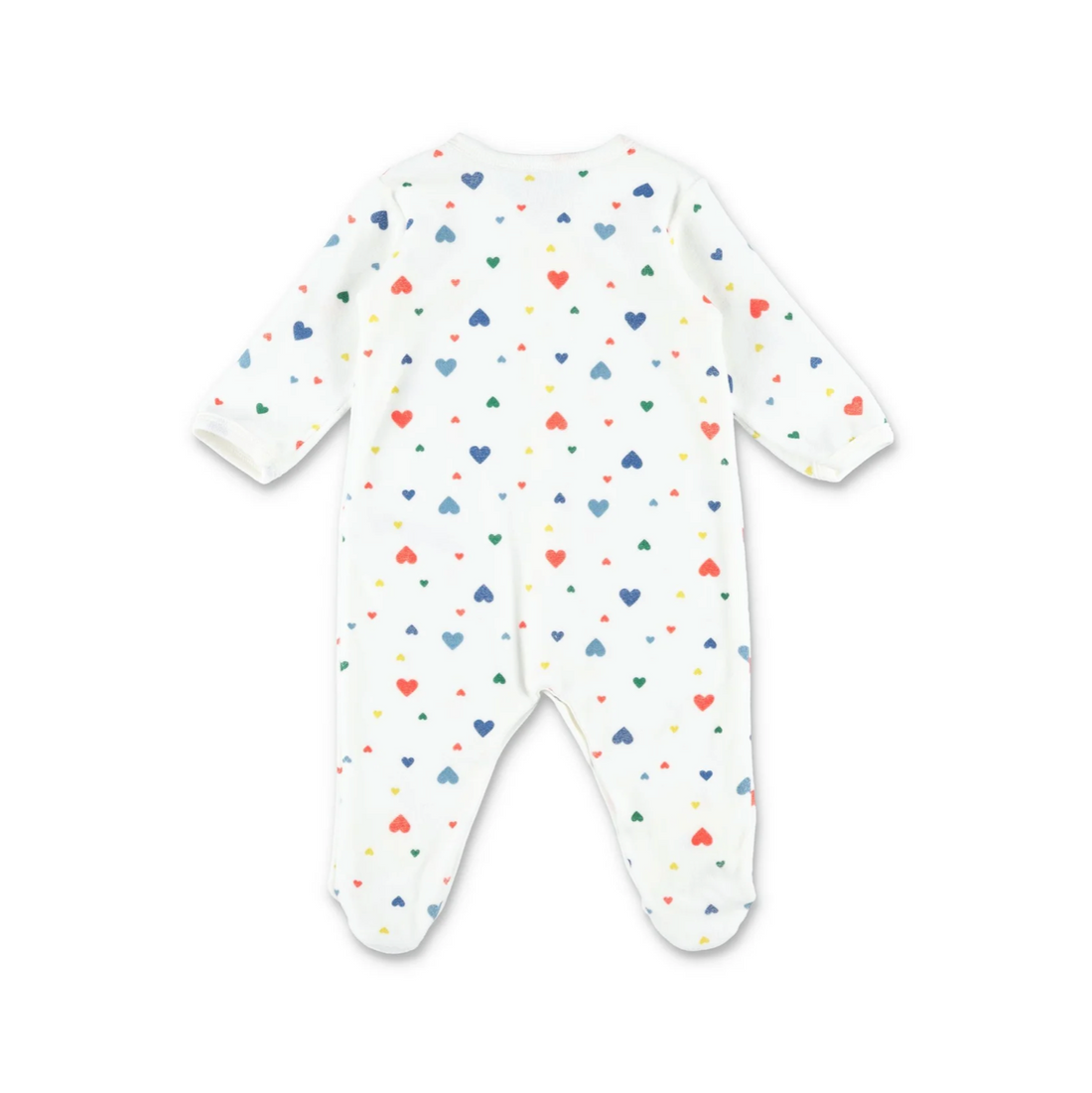 velour multi heart romper
