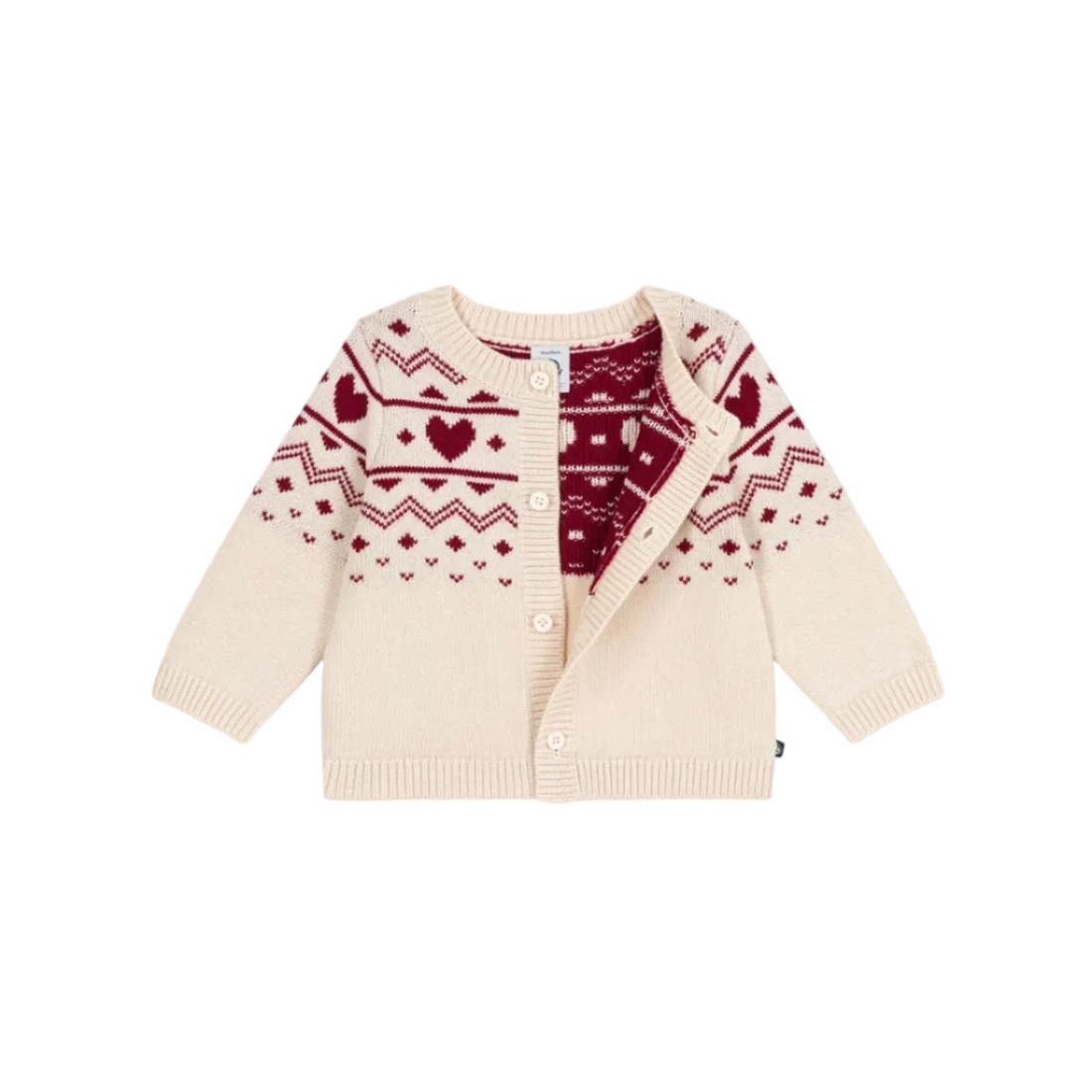 heart detail cardigan