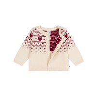 heart detail cardigan