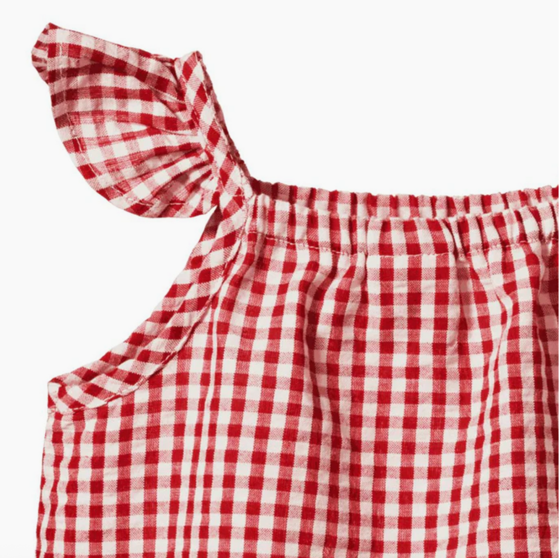 petal gingham set