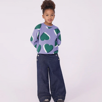 denim wide leg pant