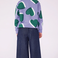 denim wide leg pant