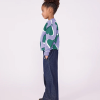 denim wide leg pant