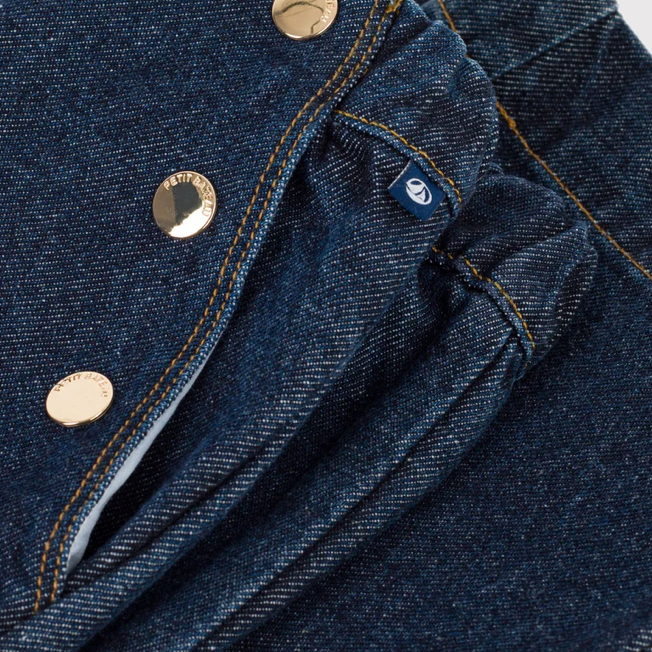 denim wide leg pant