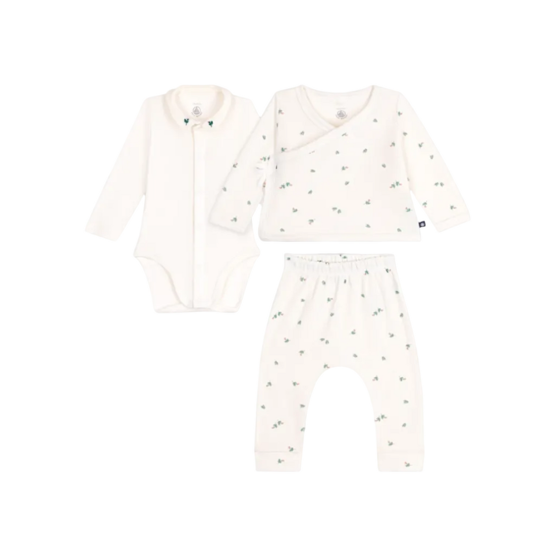 holly print set