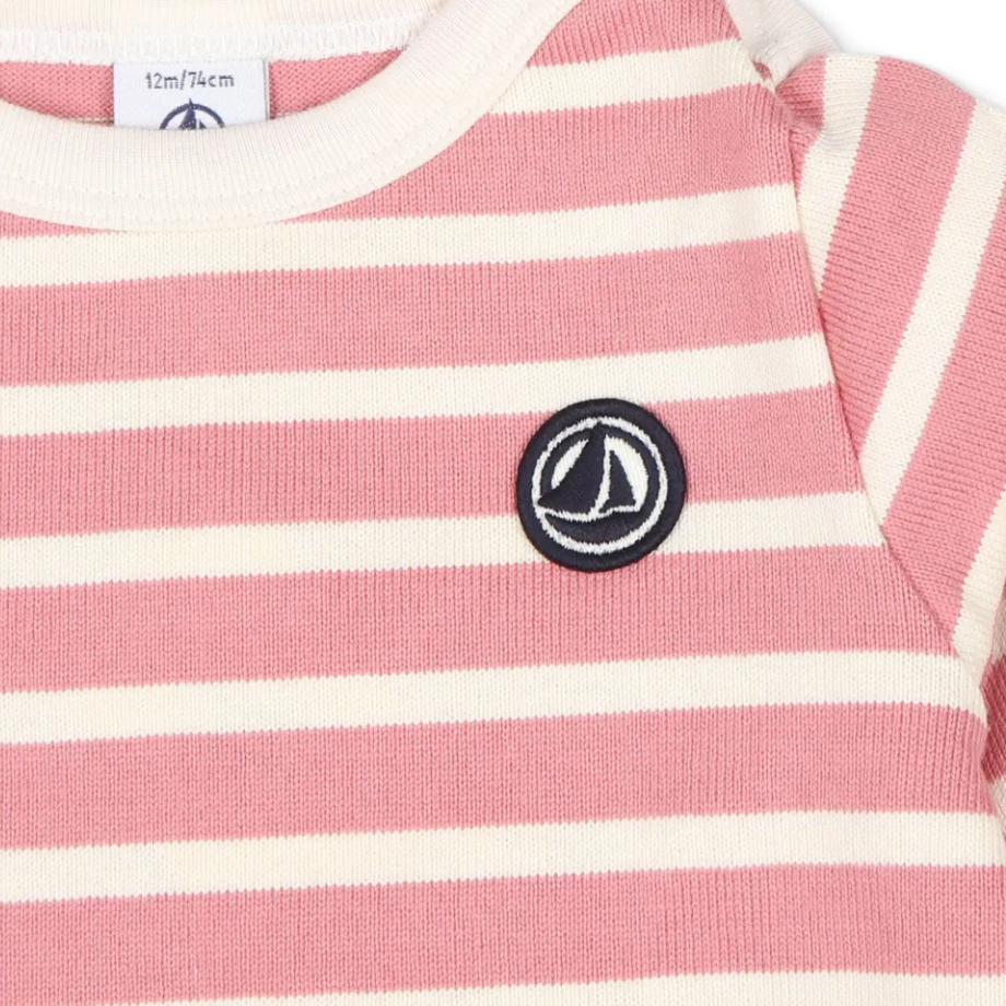 ls quarter stripe tee