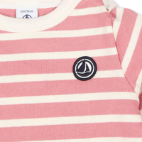 ls quarter stripe tee