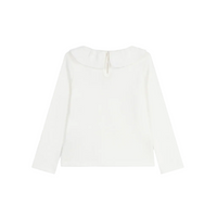 ls ruffle collar tee