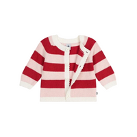 knit stripe cardigan