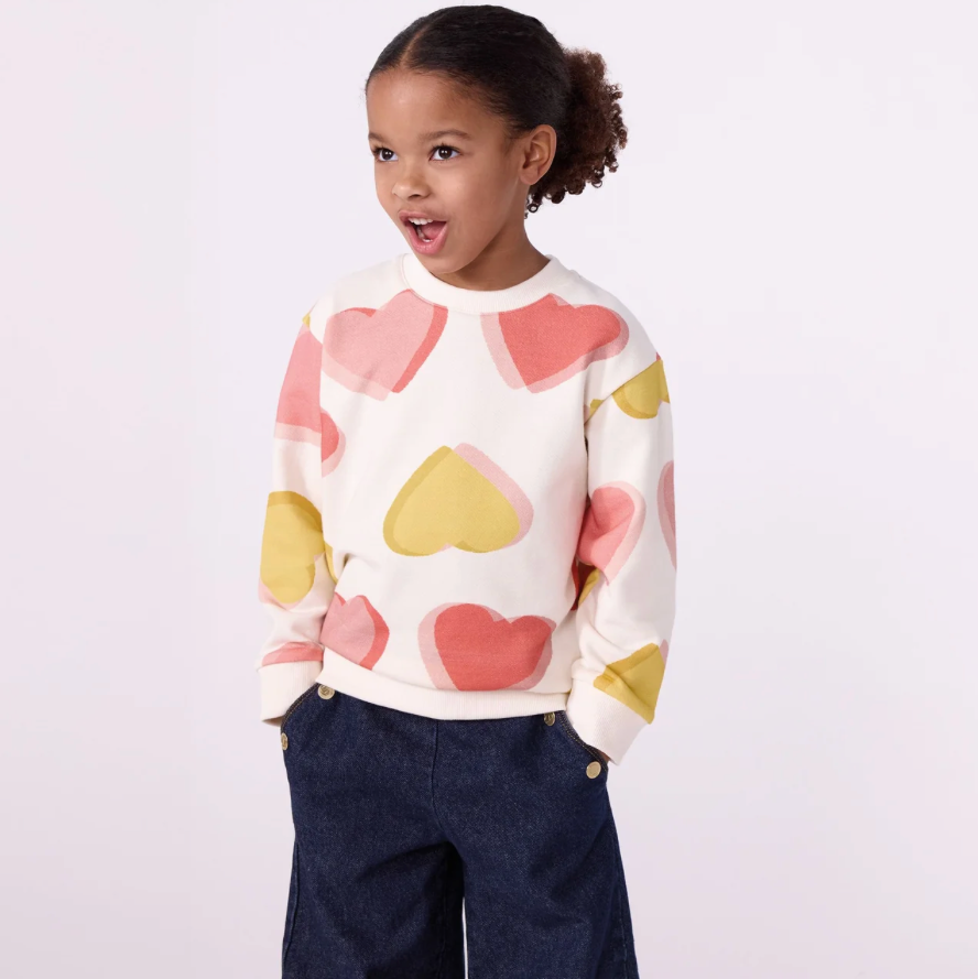 heart sweatshirt
