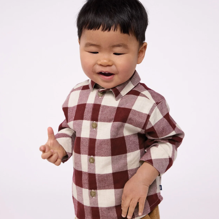 bb ls check shirt