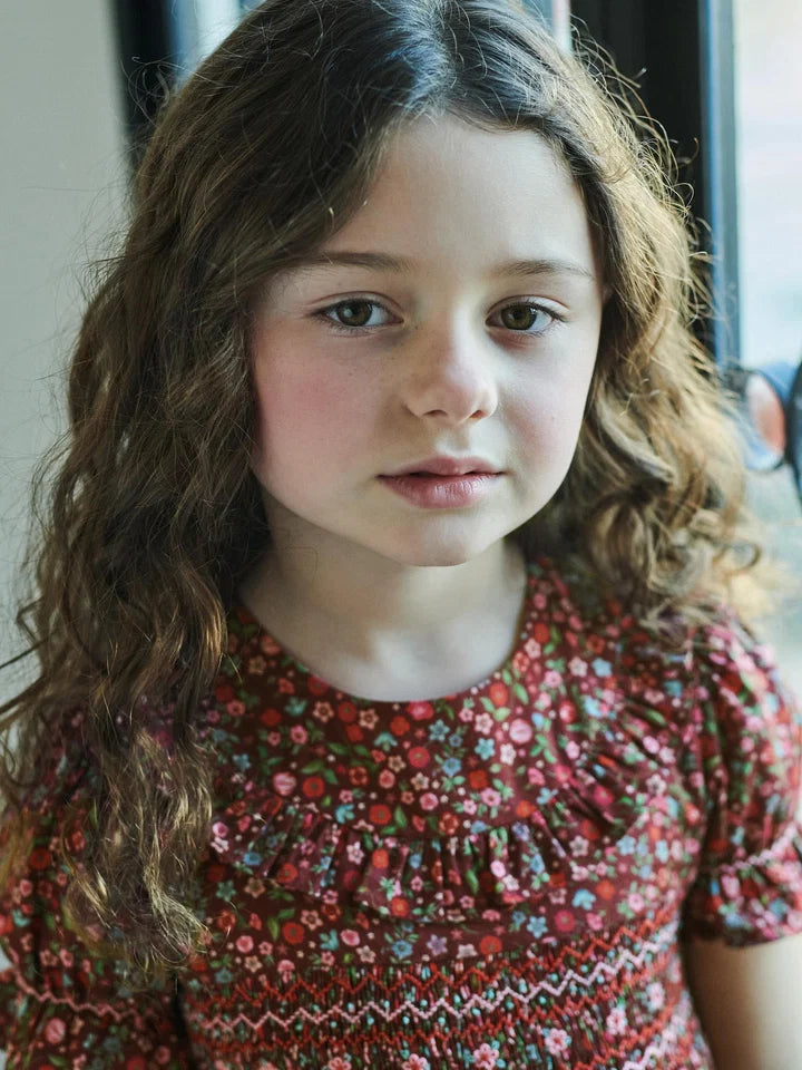 silvana smocked dress