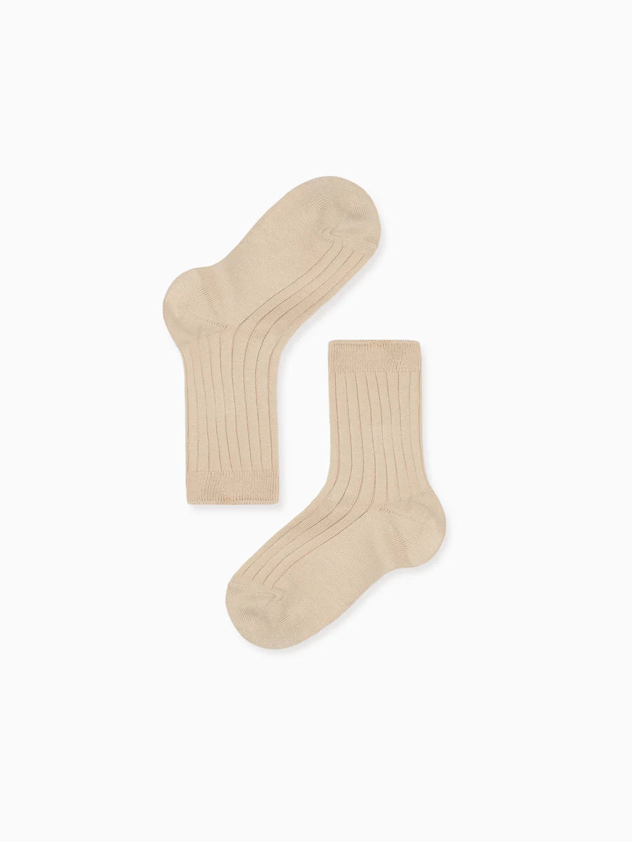 ribbed short socks