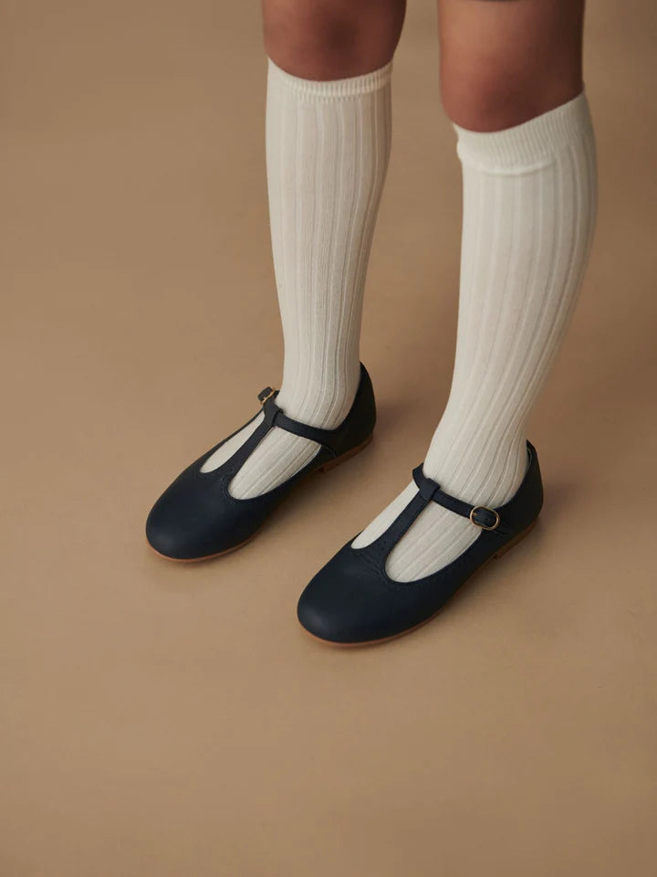 bb ribbed knee high socks