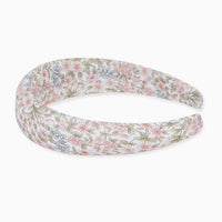 wide headband pink floral