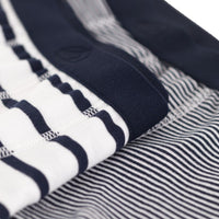 boys white/navy 2 pk striped boxers