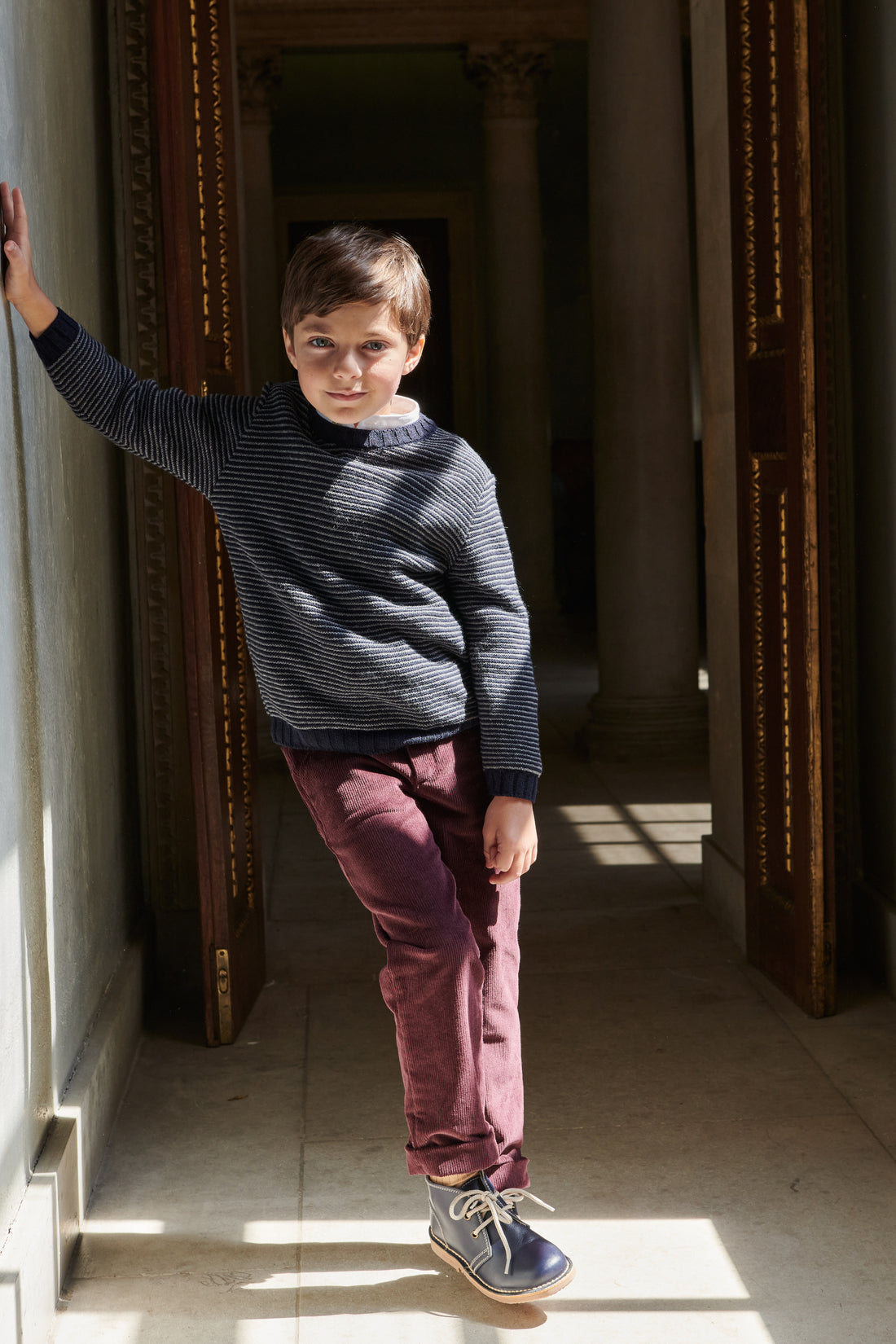 boys navy bromo jumper