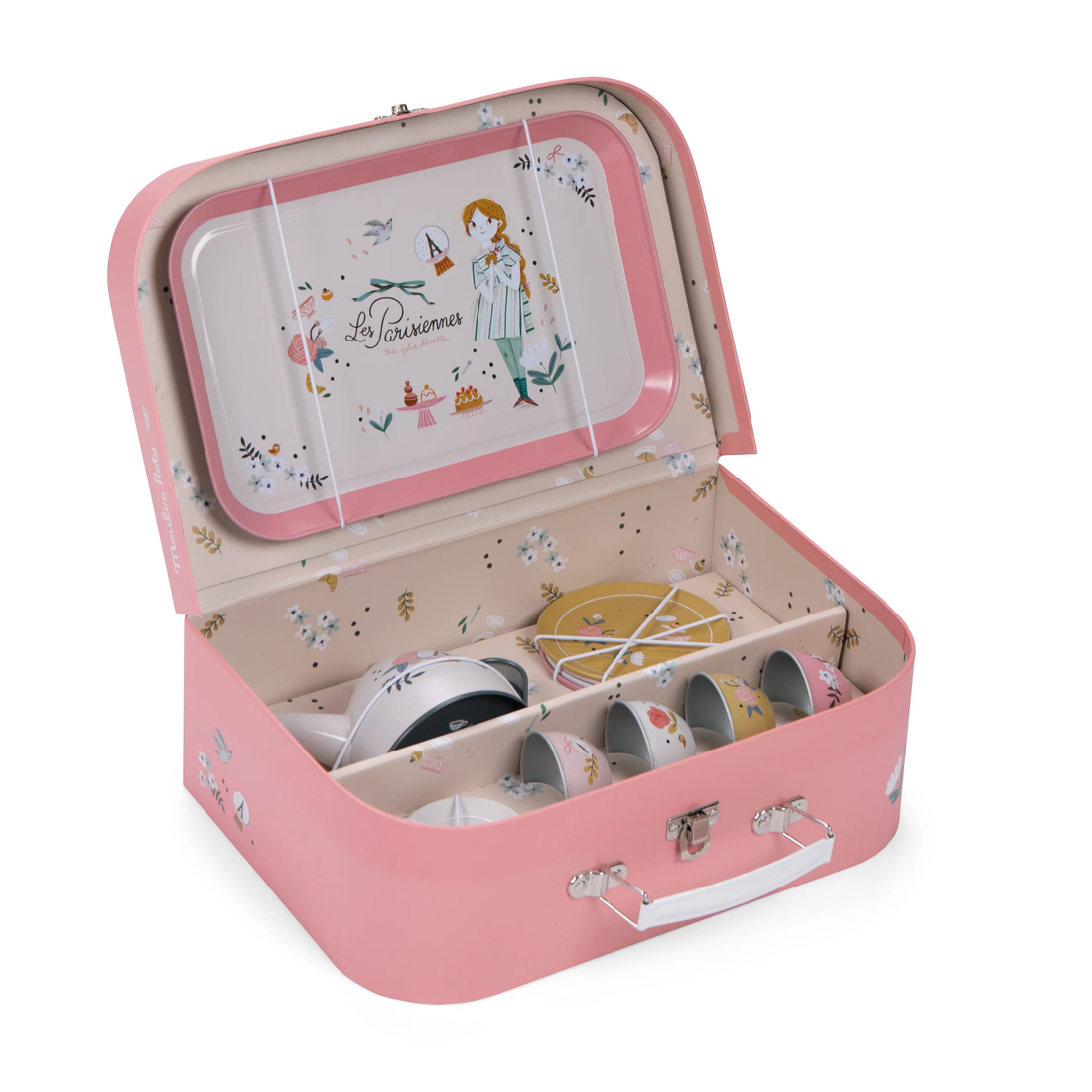 les parisiennes tea party suitcase