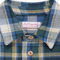 boys blue check nico shirt