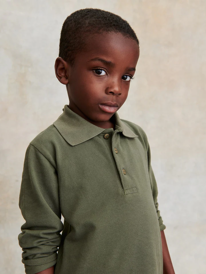 boys olive braulio polo top