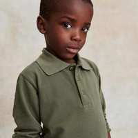 boys olive braulio polo top