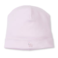 fleecy sheet emb hat