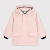 hooded rain jacket