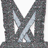 girls green floral agata skirt