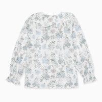 baby blue floral carlotta shirt
