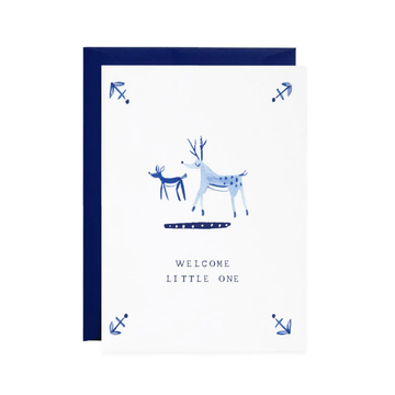 welcome little deer petite gift card