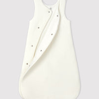 baby girl white velour bunting