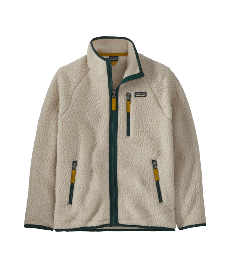 boys natural retro pile jacket