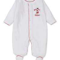 first christmas vel footie