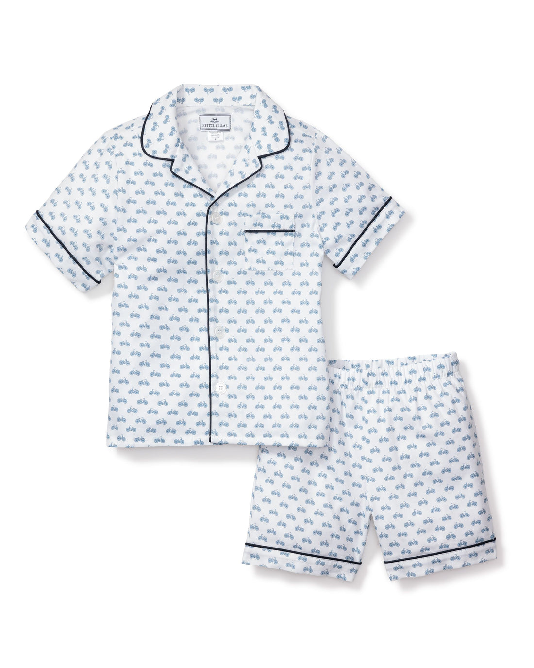 boys blue classic short set