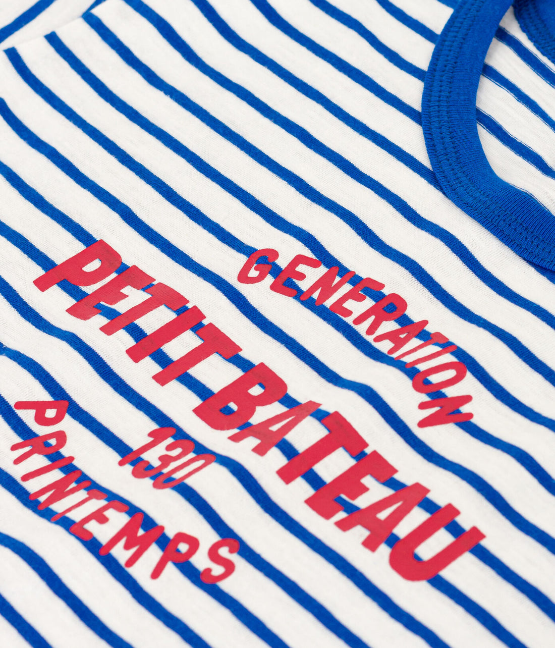 ss striped logo tee