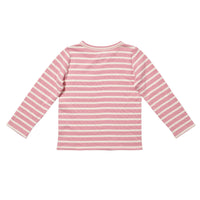 girls pink edward ls tee