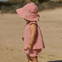 petal gingham set