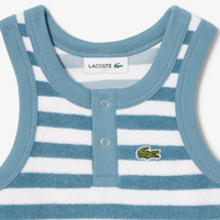 stripe terry onesie