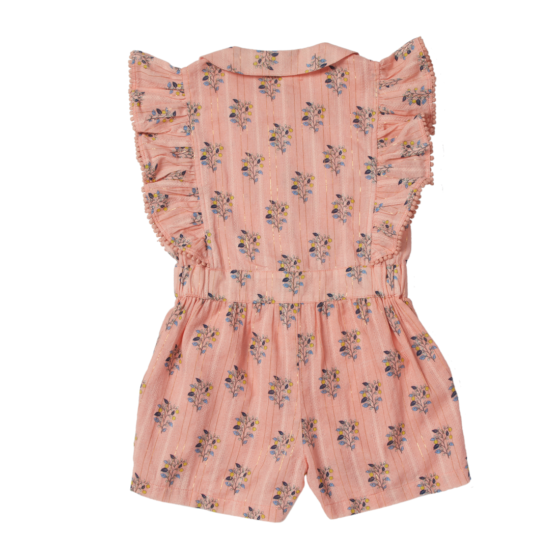 cleo romper pink floral